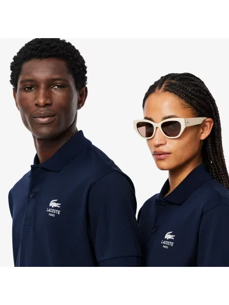 Lacoste Polo Unisex L. 12 Classic Fit granatowe