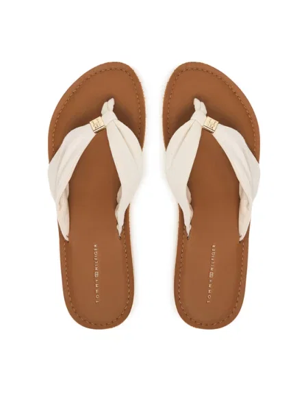 Tommy Hilfiger Japonke Th Ltr Footbed Summer Sandal Écru bež