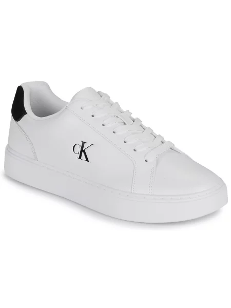 Calvin Klein Tenisice Classic Cupsole Laceup Lth bijela