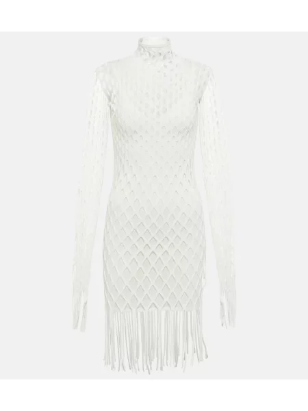 Sukienka Dion Lee z siateczką z siateczki biała