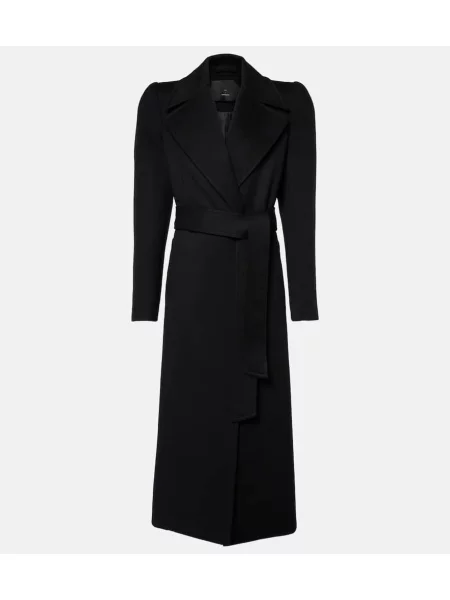 Palton Wardrobe.nyc de lână negru