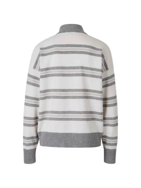 Gulerat tricou polo Peserico alb