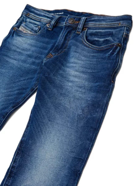 Jeansy skinny dziecięce Diesel niebieskie