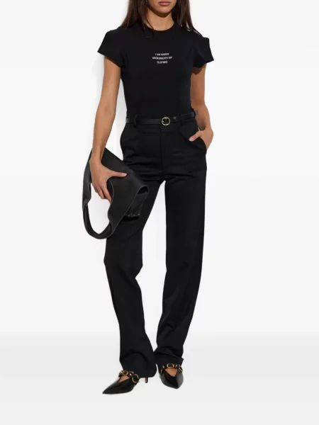 Scurt body Vetements cu imagine negru