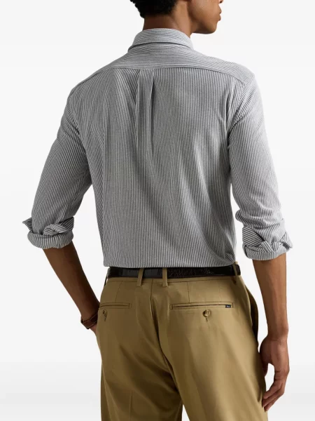 Μικρός κασκέτο Polo Ralph Lauren με χαμηλή μέση υφαίνω διαγωνίως πράσινο
