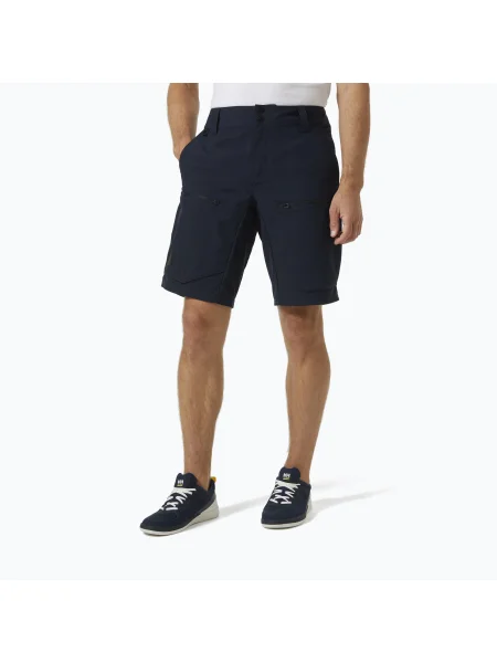 Pantaloni scurți de navigație pentru bărbați Helly Hansen Crewline navy albastru închis