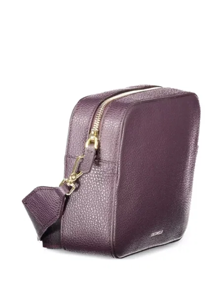 Bőr crossbody táska Coccinelle lila