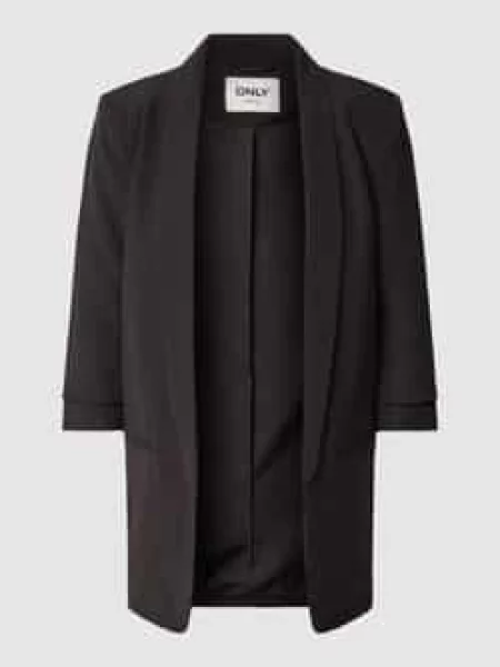Żakiet z szalowym kołnierzem model ‘ELLY’ Only czarna