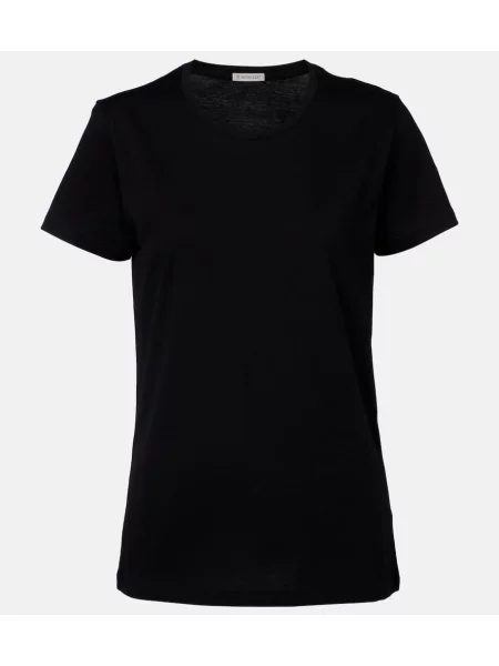 Tricou Moncler din jerseu negru