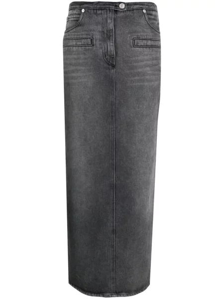 Fustă din denim Courreges gri