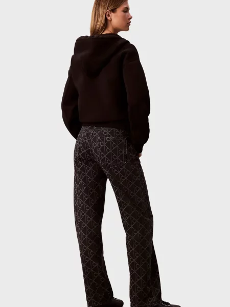 Прямые джинсы Calvin Klein Jeans черные