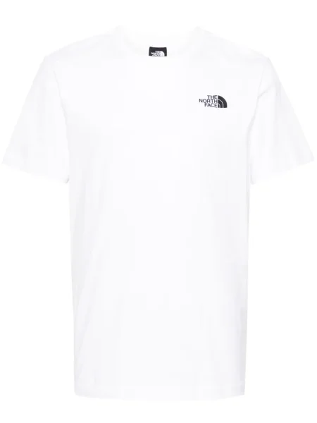 Tricou The North Face cu imagine alb