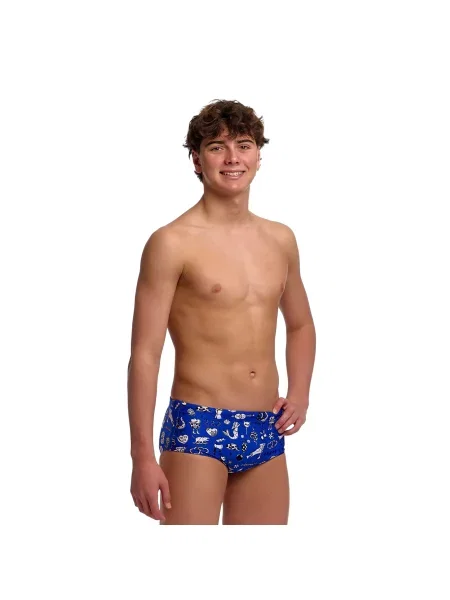 Fiú boxer úszónadrág Funky Trunks Sidewinder Trunks scratchy. Méret: 26 AUS