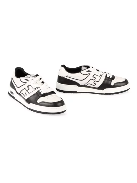 Sneakersy Fendi skórzane białe