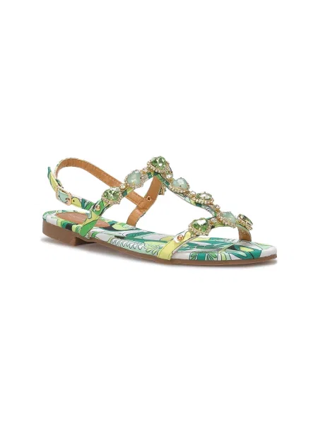 Sandale La Modeuse zelena