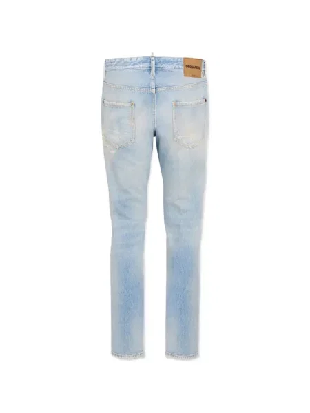 Ursuleț de pluș blugi Dsquared2 cu petice albastru