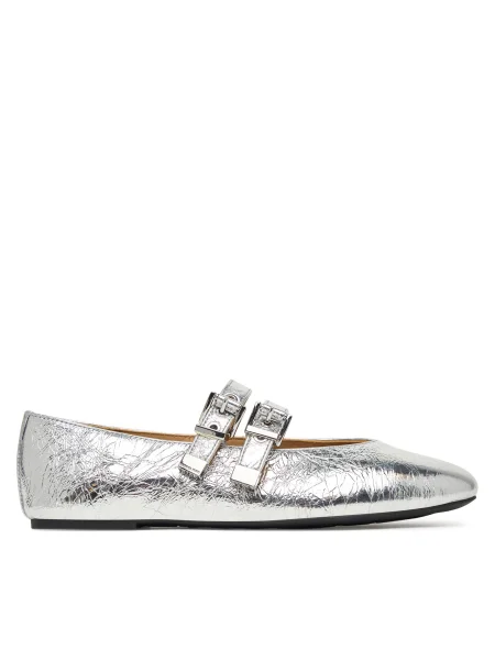 MICHAEL Michael Kors Balerina Rowen Flex Ballet ezüst