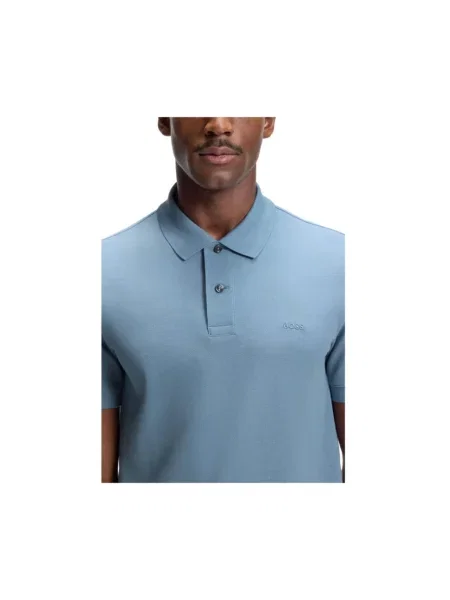 BOSS polo Pallas niebieska