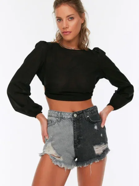 Pantaloni Trendyol gri