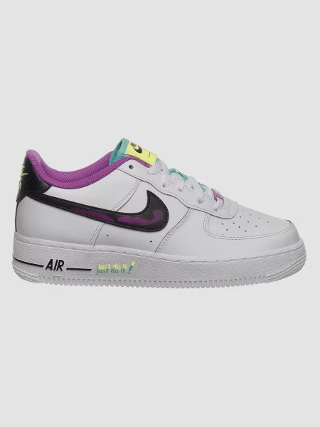 Кожаные кроссовки Nike Air Force 1 белые