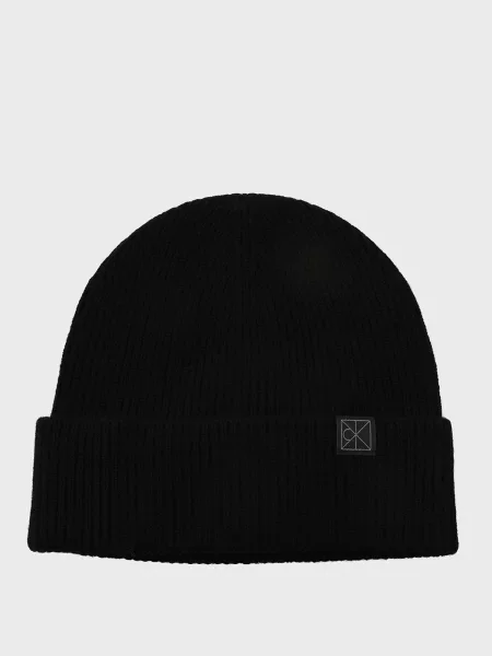 Кашемировая шапка Calvin Klein черная