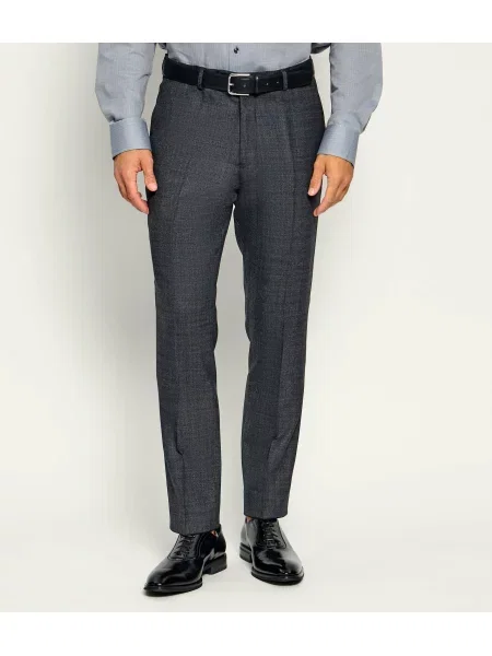 Oscar Jacobson De lână pantaloni Dandy gri