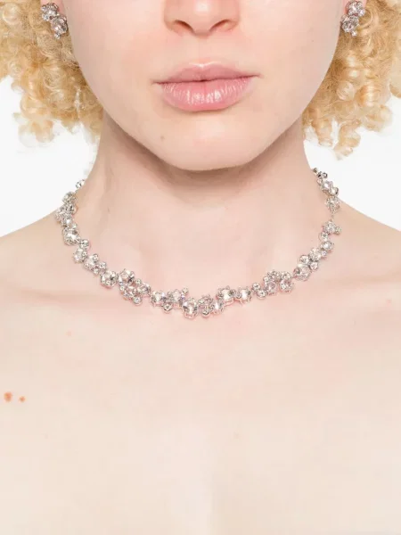 Colier Swarovski de cristal alb