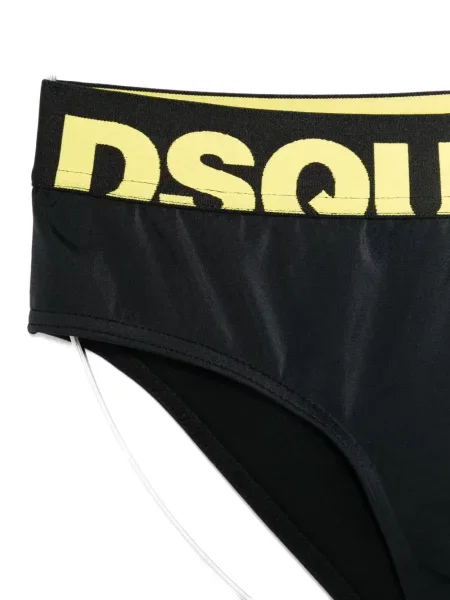Chiloți Dsquared2 cu autograf negru