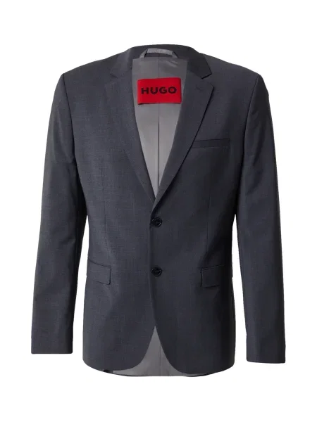 HUGO Společenské sako tmavě šedá