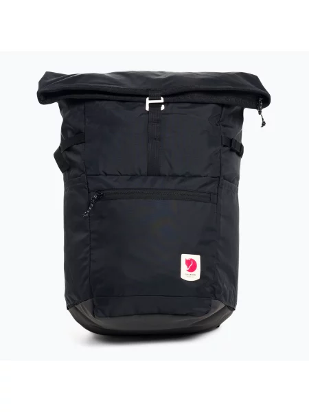 Однотонний великий рюкзак Fjallraven чорний