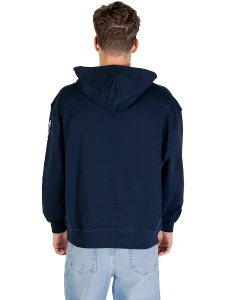 Hoodie Tommy Hilfiger Jeans s kapuco modra