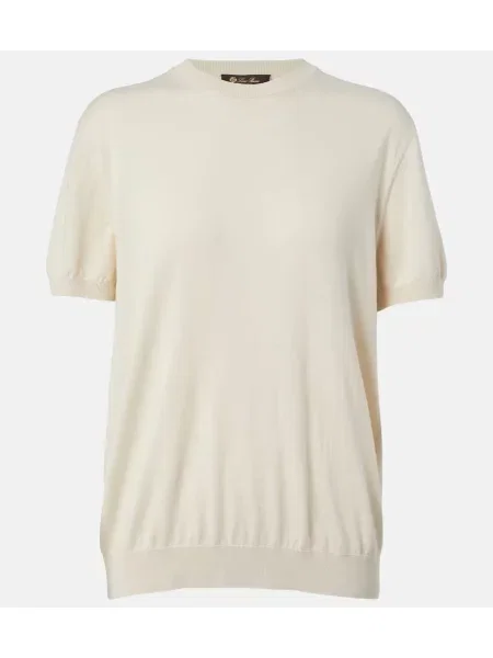 Pulover Loro Piana tricotate bej