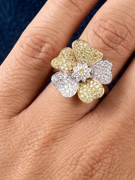 Virágos gyűrű Hyt Jewelry