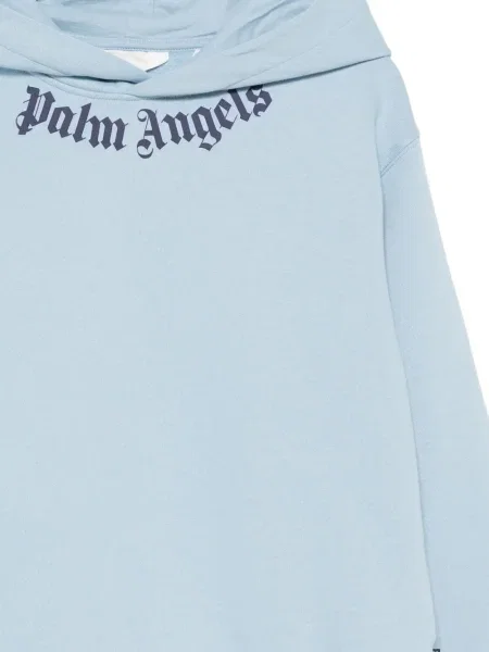 Bluza z kapturem dziecięca Palm Angels niebieska