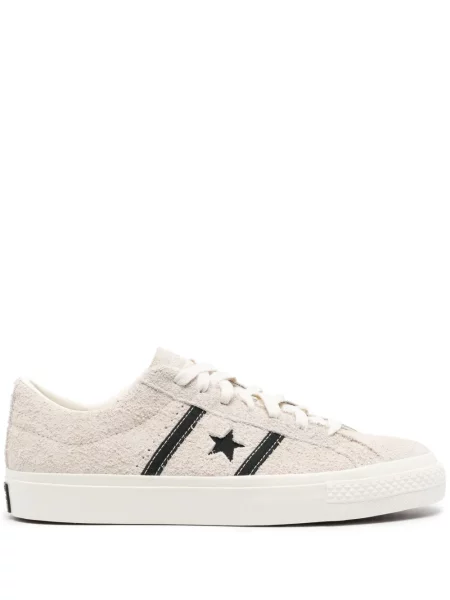 Sneakerși Converse Chuck 70 din piele de căprioară alb