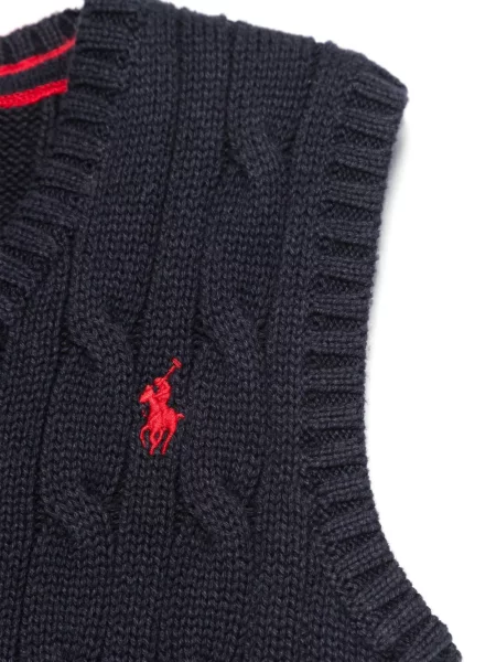 Koszulka polo dziecięca Polo Ralph Lauren niebieska