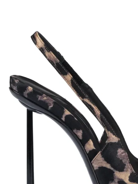 Pantofi cu toc Le Silla cu imagine cu model leopard slingback