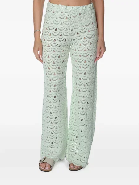 Pantaloni Mc2 Saint Barth cu paiete verde