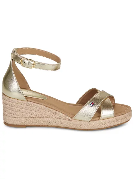 TOMMY HILFIGER Sandale cu baretă auriu