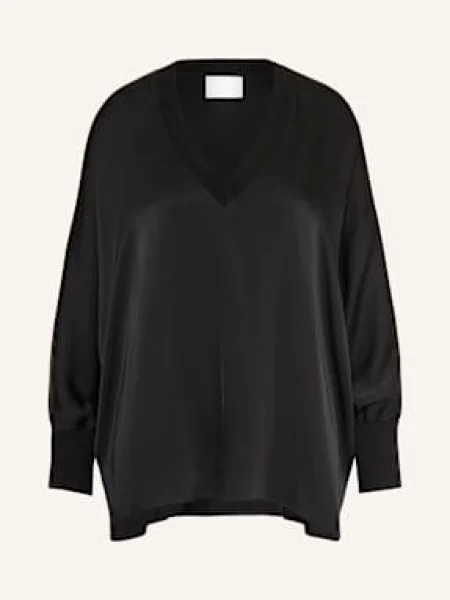 Ivi Collection Halenka Z Hedvábí černá