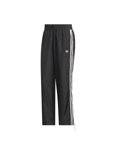ADIDAS ORIGINALS Hlače Basketball Windbreaker crna bijela