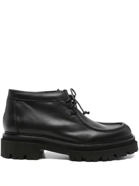 Šněrovací krajkové chunky polobotky Thea Mika černé