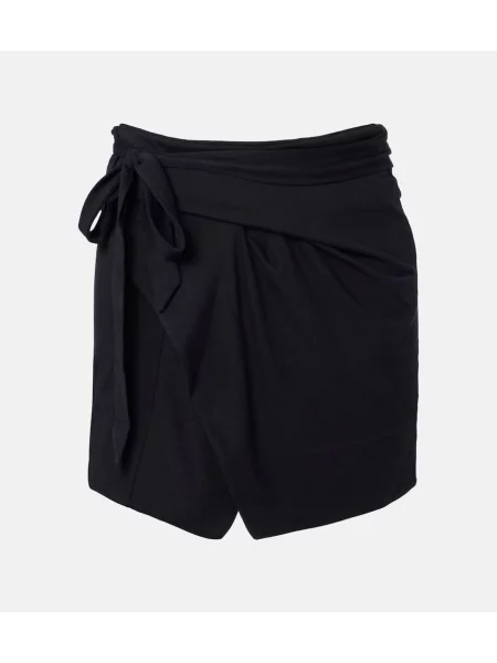 Fustă Isabel Marant din jerseu negru