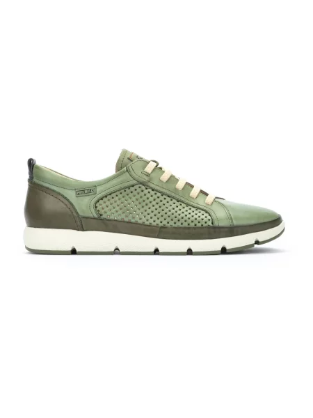 Sneakersy Pikolinos skórzane zielone
