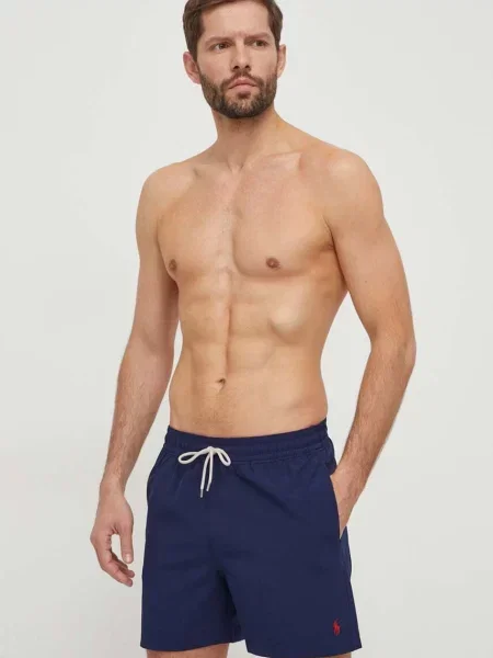 Polo Ralph Lauren Kupaće hlače TRAVELER morsko / crvena plava