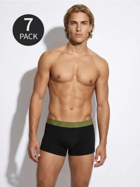 Sinsay boxerky 7 pack černá