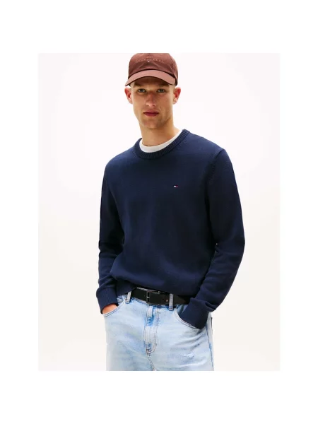 Pulover Tommy Jeans albastru