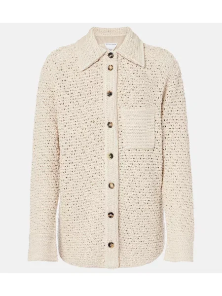 Cămașă Bottega Veneta bej