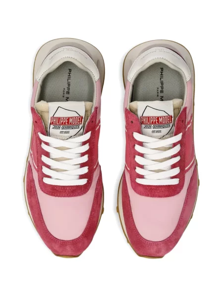 Sneakerși Philippe Model Paris cu dungi roz