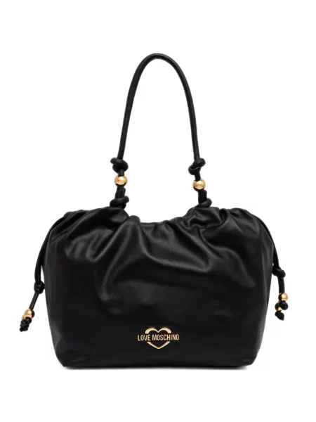 Geantă shopper Love Moschino cu cordon negru
